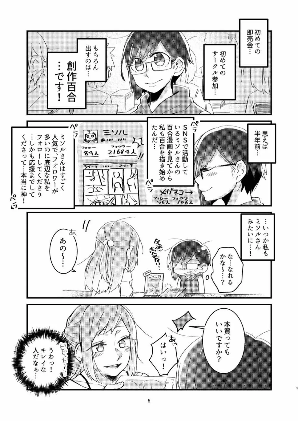 憧れの百合絵師さんとオフパコしたったwwwww - page3