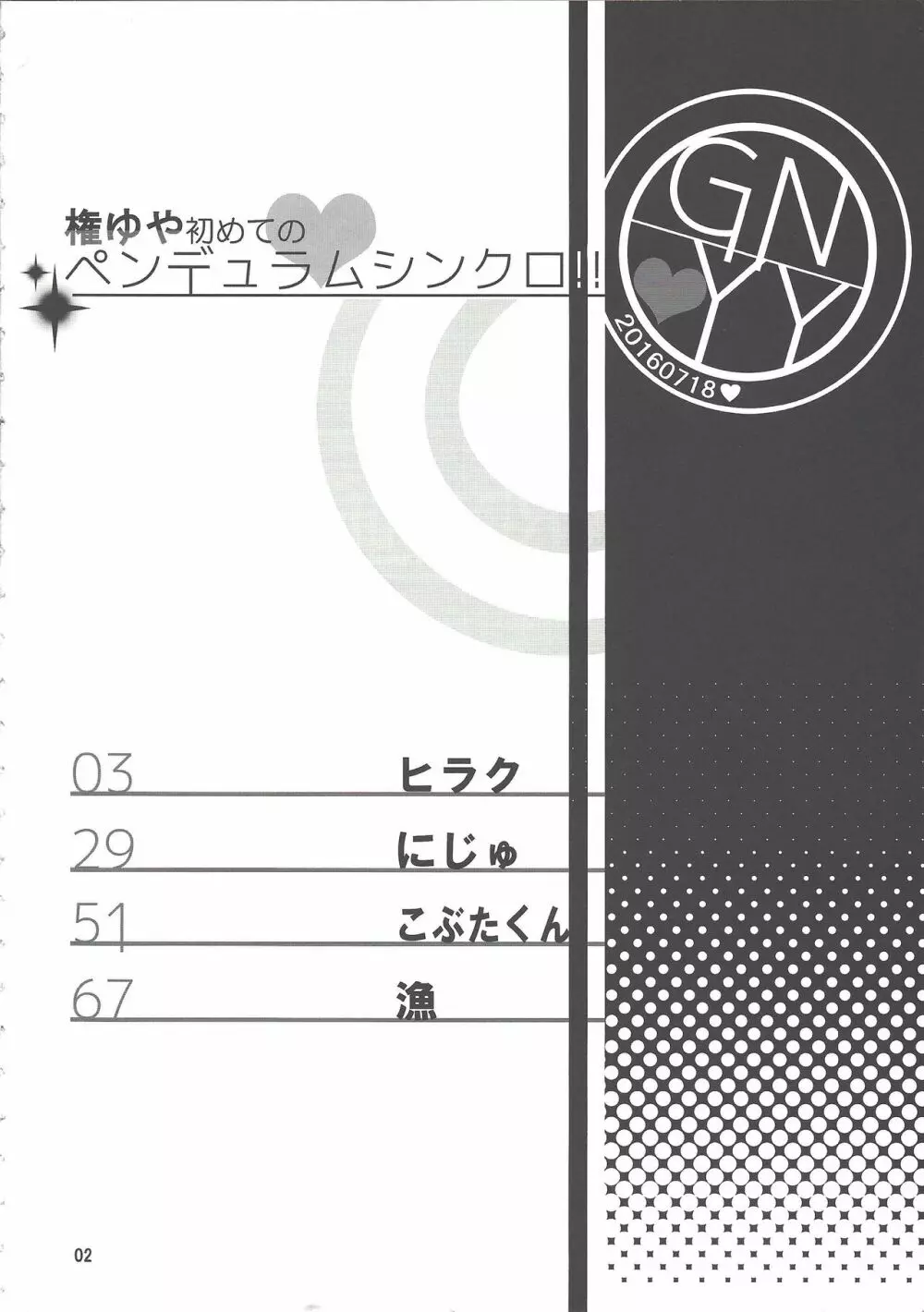 権ゆや初めてのペンデュラムシンクロ!! - page3