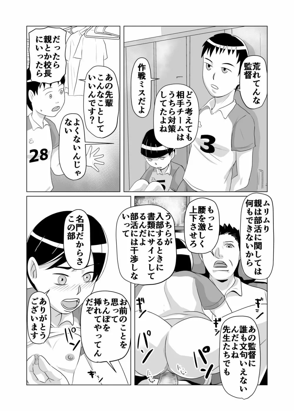 部活動性的虐待隠蔽漫画 - page9