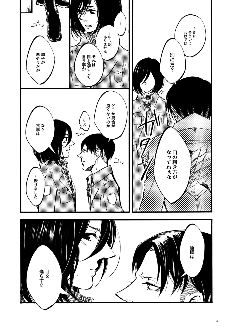 【WEB再録】Silent Roar【進撃の巨人】 - page18