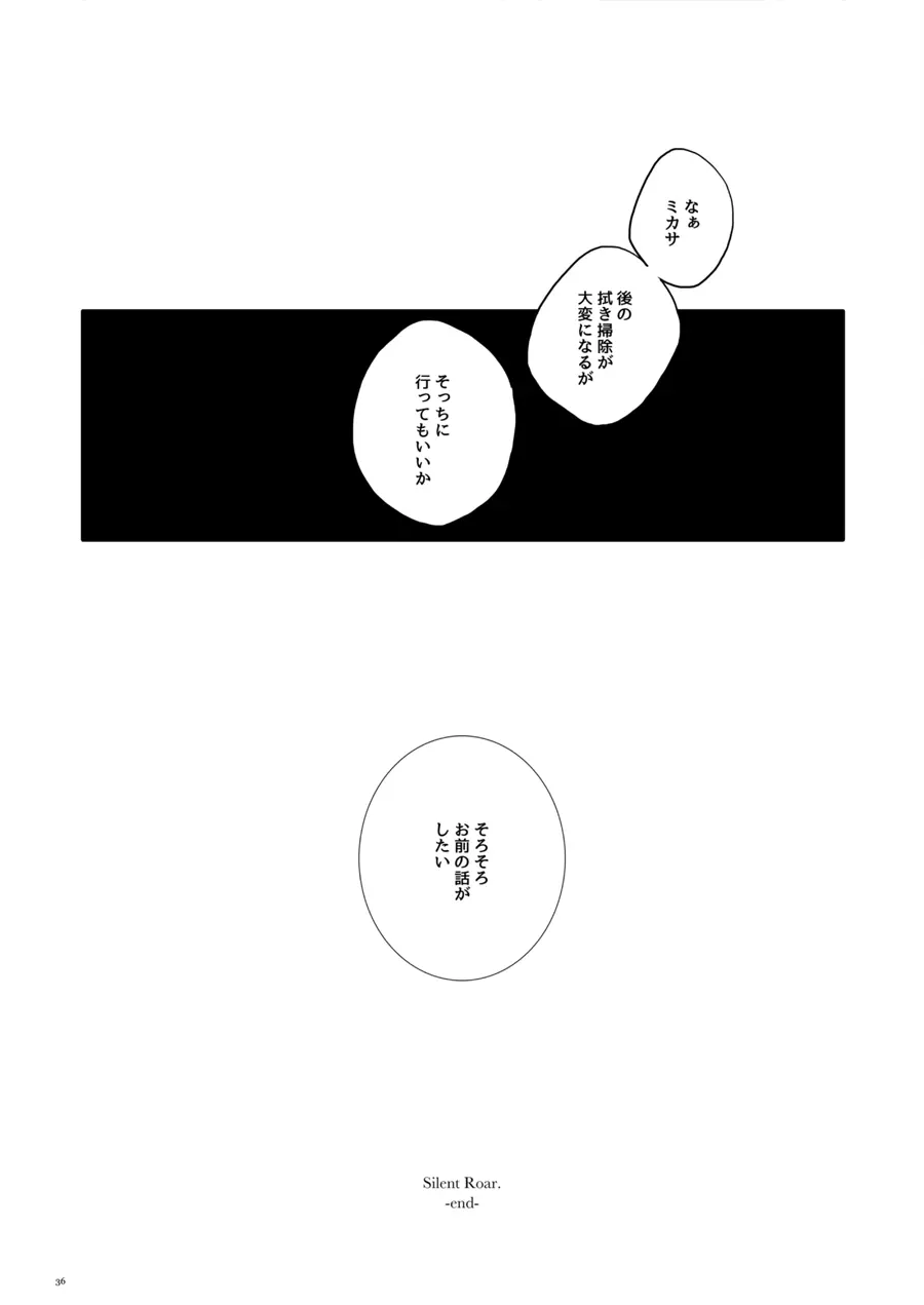 【WEB再録】Silent Roar【進撃の巨人】 - page35