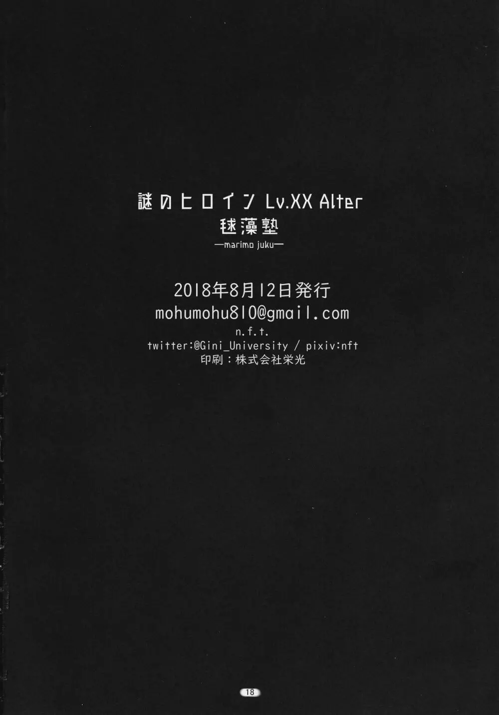 謎のヒロインS Lv.XX Alter - page18
