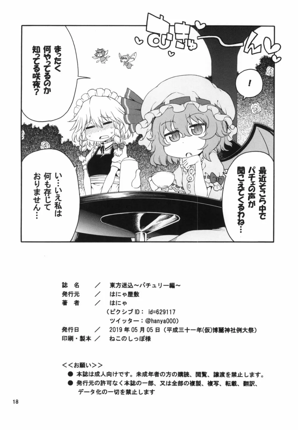 東方迷込 ～パチュリー編～ - page18