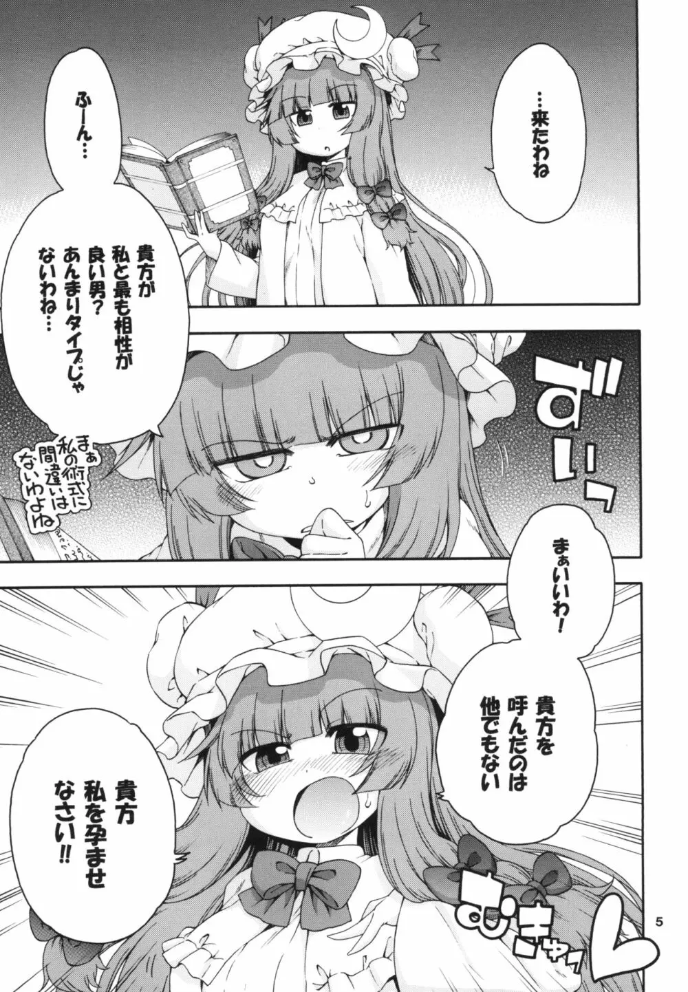 東方迷込 ～パチュリー編～ - page5