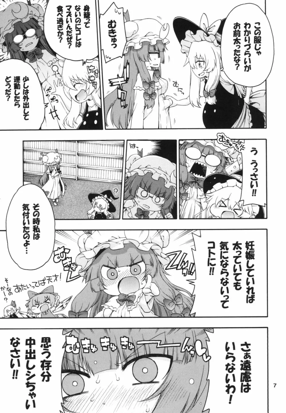 東方迷込 ～パチュリー編～ - page7
