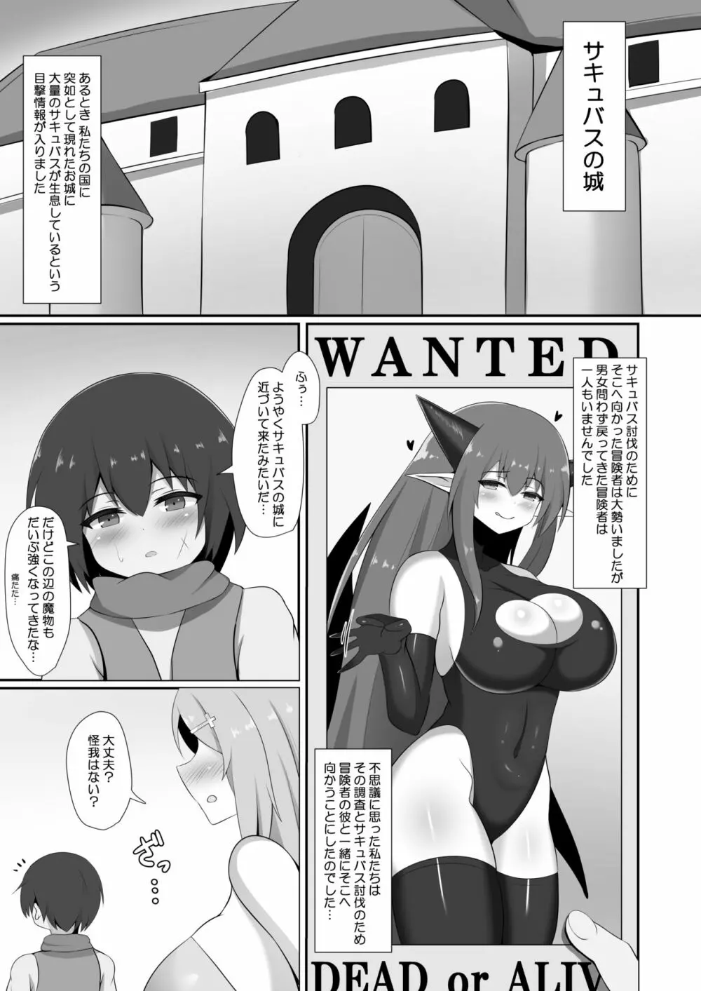 サキュバス奴隷化計画～ご主人様サキュバスと元白魔術師のお姉さん～ - page5