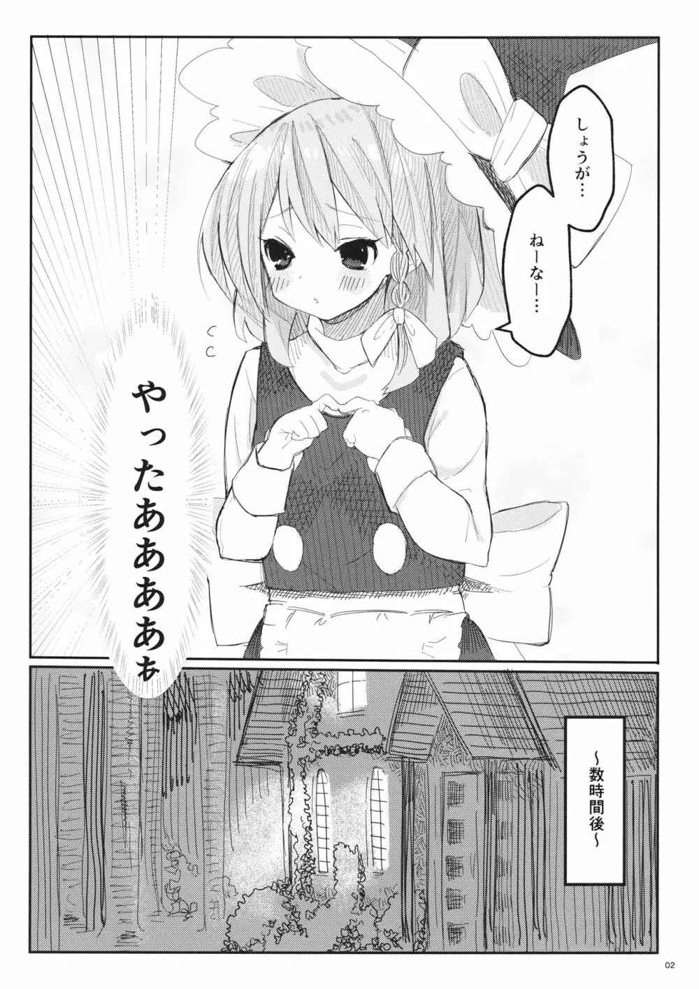 魔理沙とHしたい本 - page3