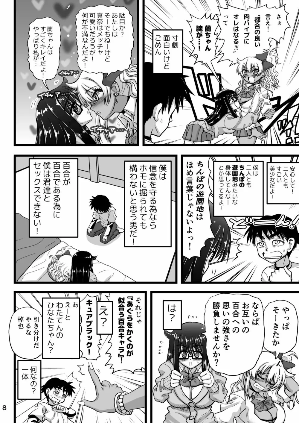 レズカップルの都合の良い肉バイブになろう! - page8