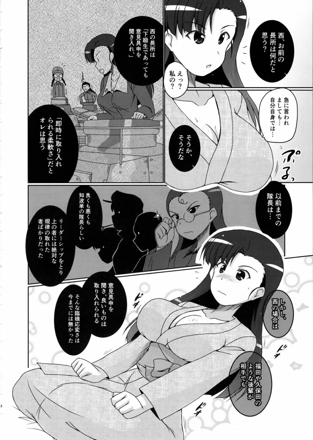 西隊長と夜の戦術特訓です! - page7