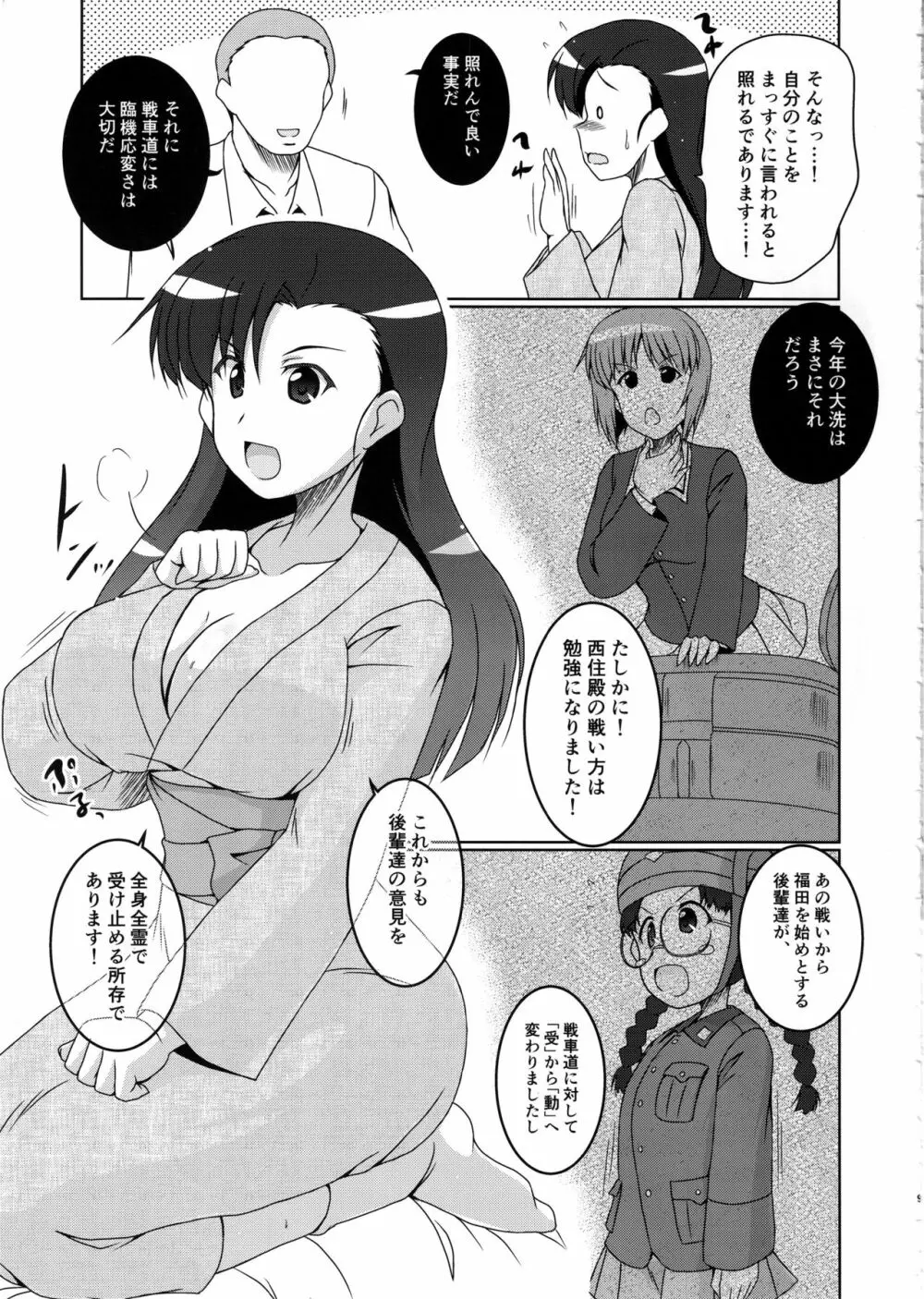 西隊長と夜の戦術特訓です! - page8