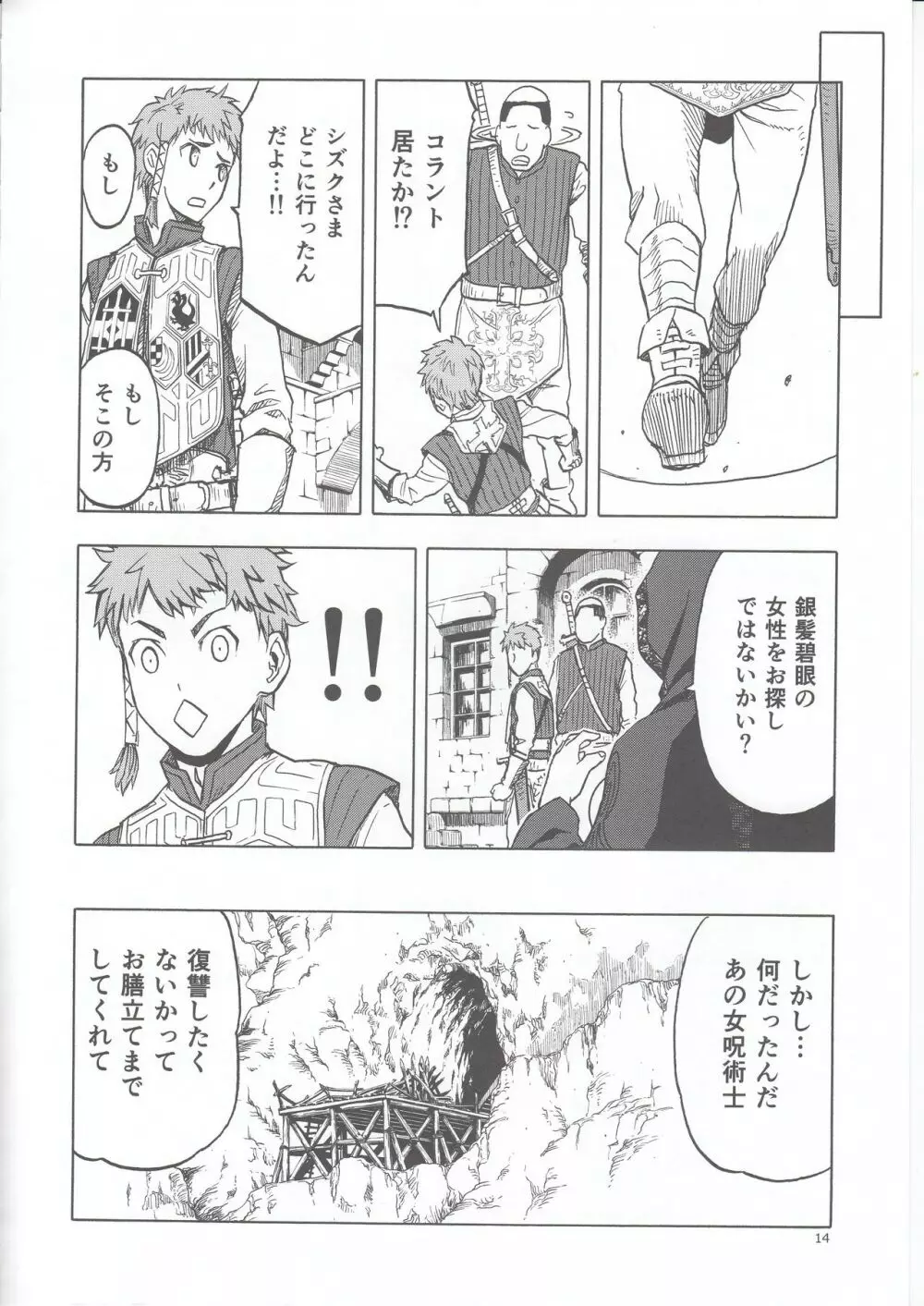人妻魔女と盗賊 - page14