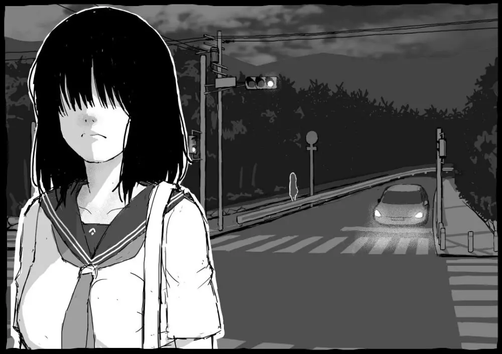 目隠れ女学生ＶＳ絶対孕ませモンスター - page3
