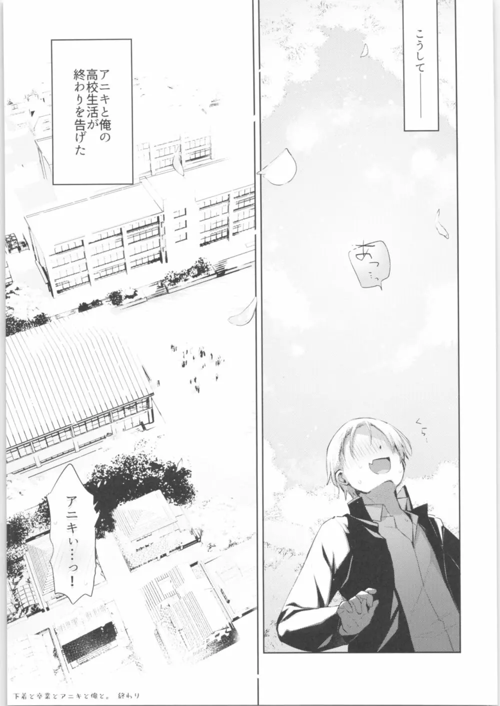 下着と卒業とアニキと俺と - page37