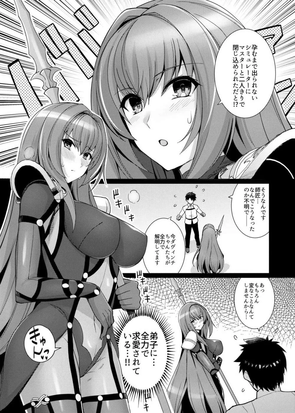 師匠を孕ませるまででられないシミュレーター - page2