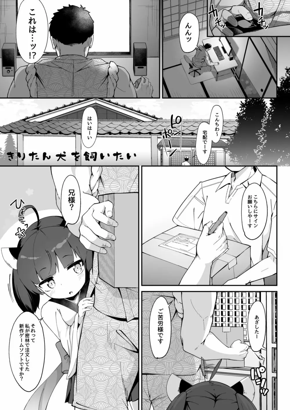 きりたんの正しいしつけ方 - page3