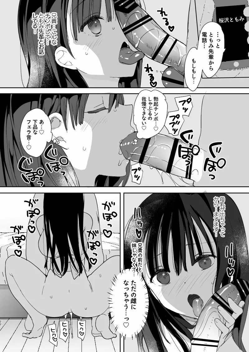 [ひつじまま (ひつじたかこ)] 陥没ちゃんも射(だ)したい。~妹の初乳~ [DL版] - page20