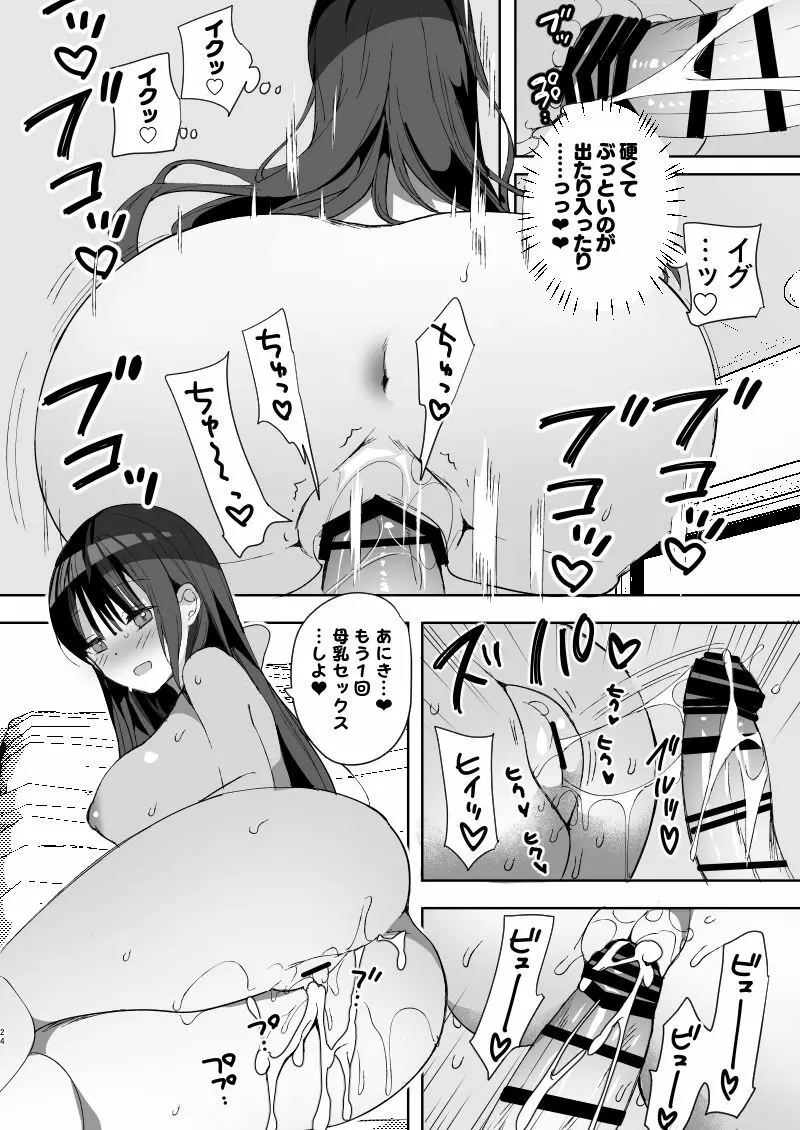 [ひつじまま (ひつじたかこ)] 陥没ちゃんも射(だ)したい。~妹の初乳~ [DL版] - page22