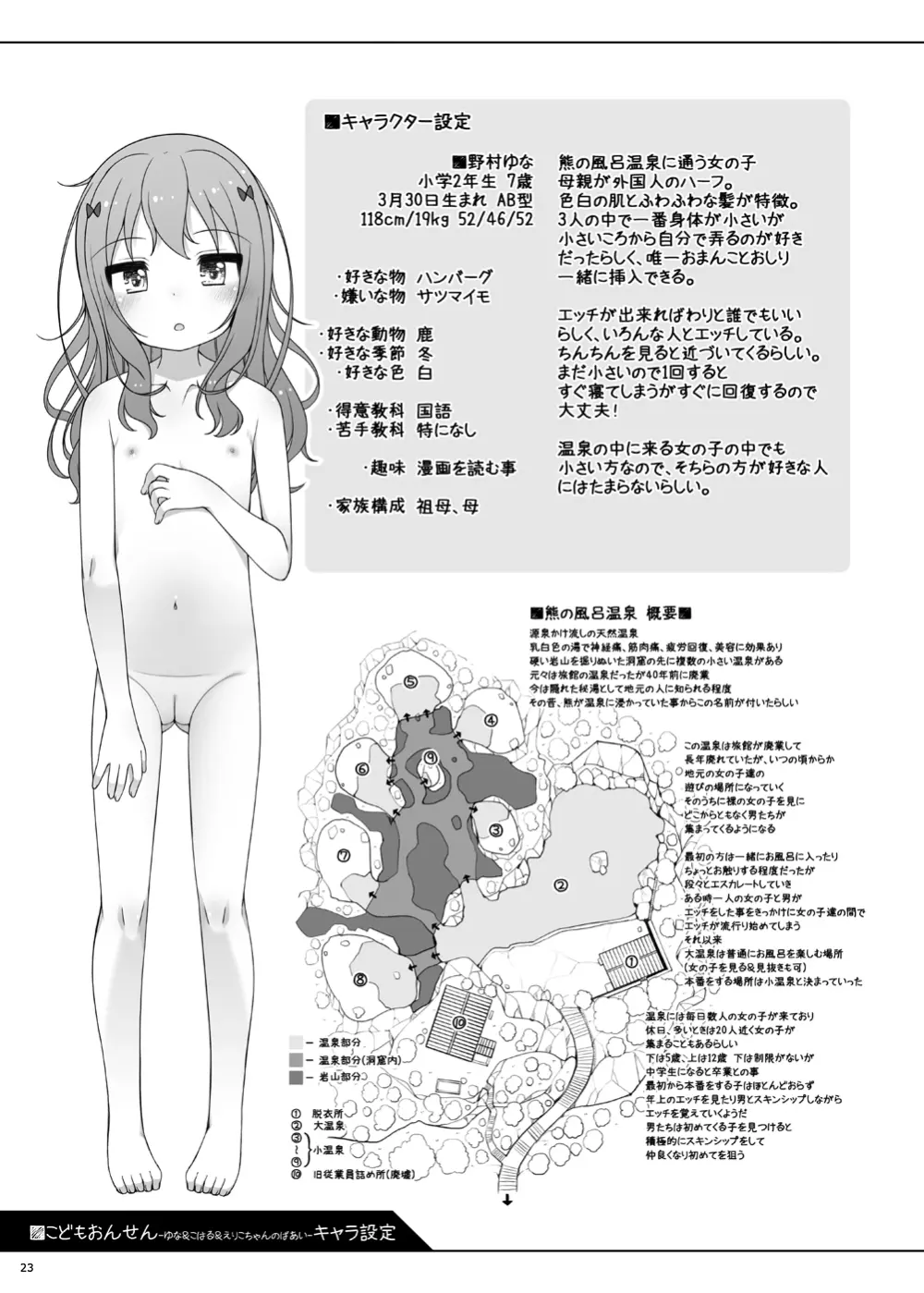 こどもおんせん -ゆな&こはる&えりこちゃんたちのばあい- - page21