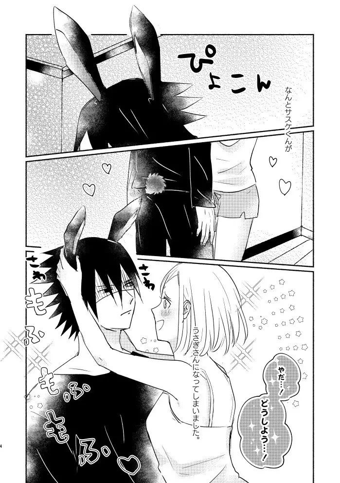 うさぎさんのサスケくんと飼い主のサクラちゃん - page3