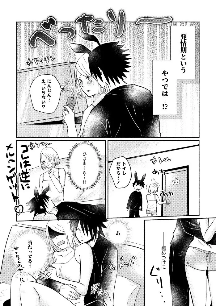 うさぎさんのサスケくんと飼い主のサクラちゃん - page5