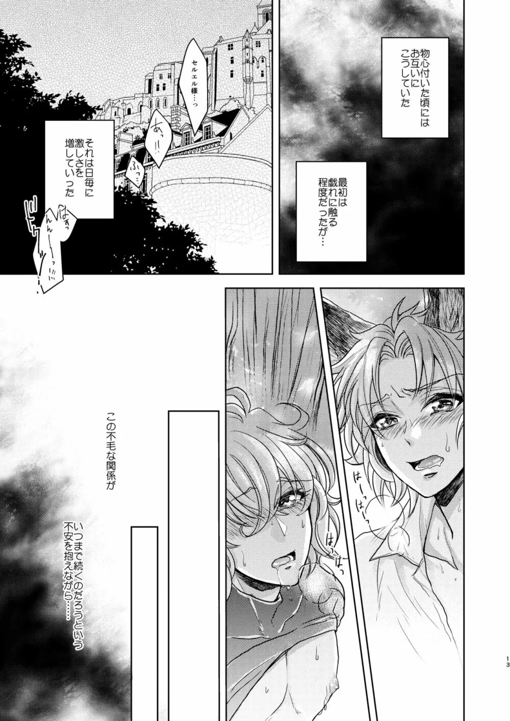 琥珀に映る藍玉 セルエル×ノイシュ再録 - page117