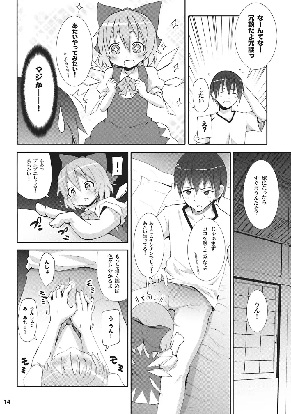 チルノがおうちにやってきた! - page14