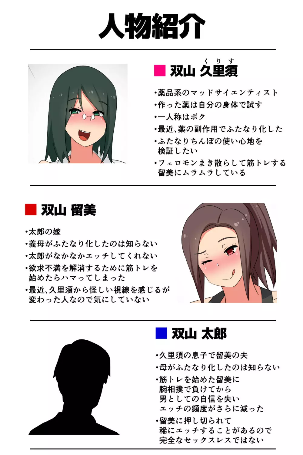 マッドなふたなり義母と息子の筋肉嫁、ハメる。 - page2