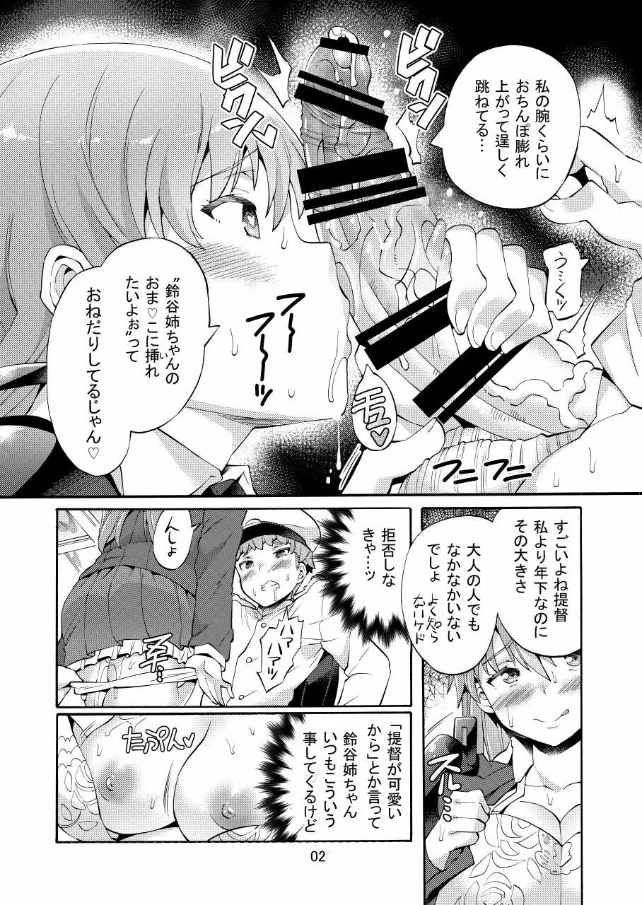 僕の前だけビッチな鈴谷姉ちゃん - page3