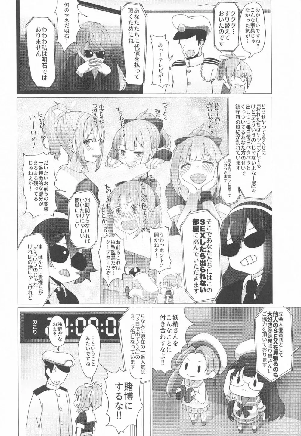 絶対にSEXしてはいけない鎮守府24時!! - page3