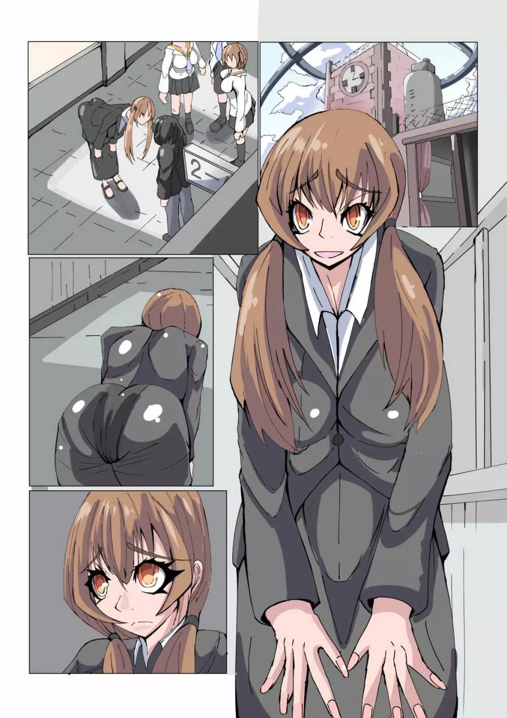 ふたなり奴隷学園化計画No2 - page35