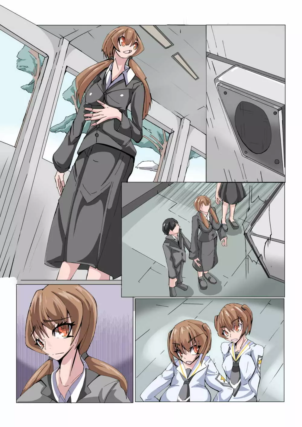 ふたなり奴隷学園化計画No2 - page36