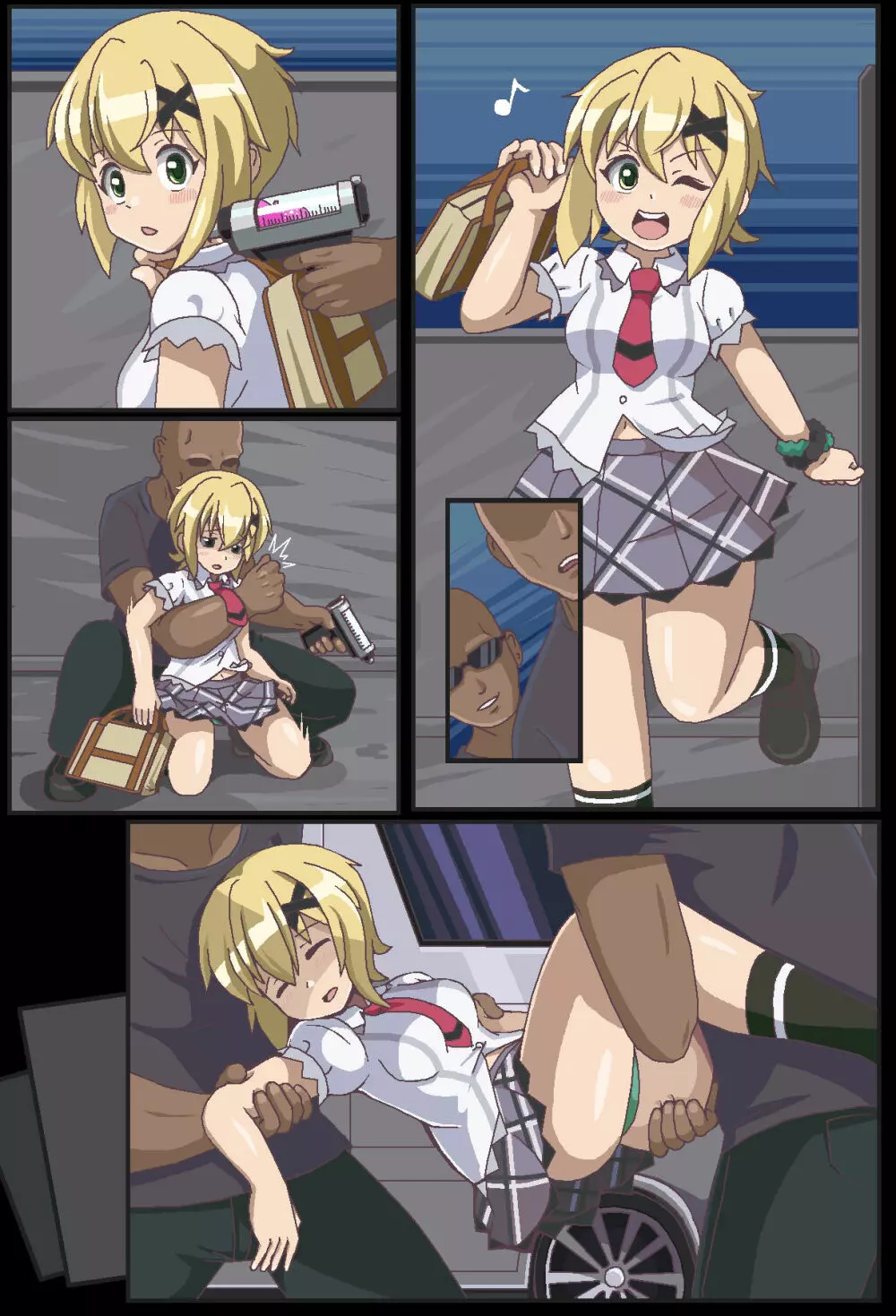 お気楽むすめを輪姦するだけのスケベ本 - page15