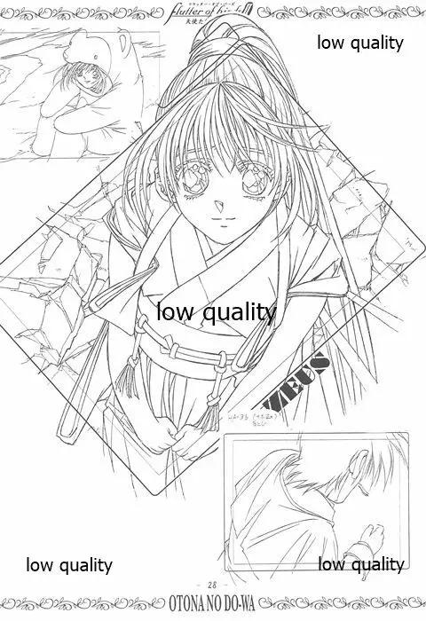 flutter of birdsII 天使たちの翼 線画集 - page27