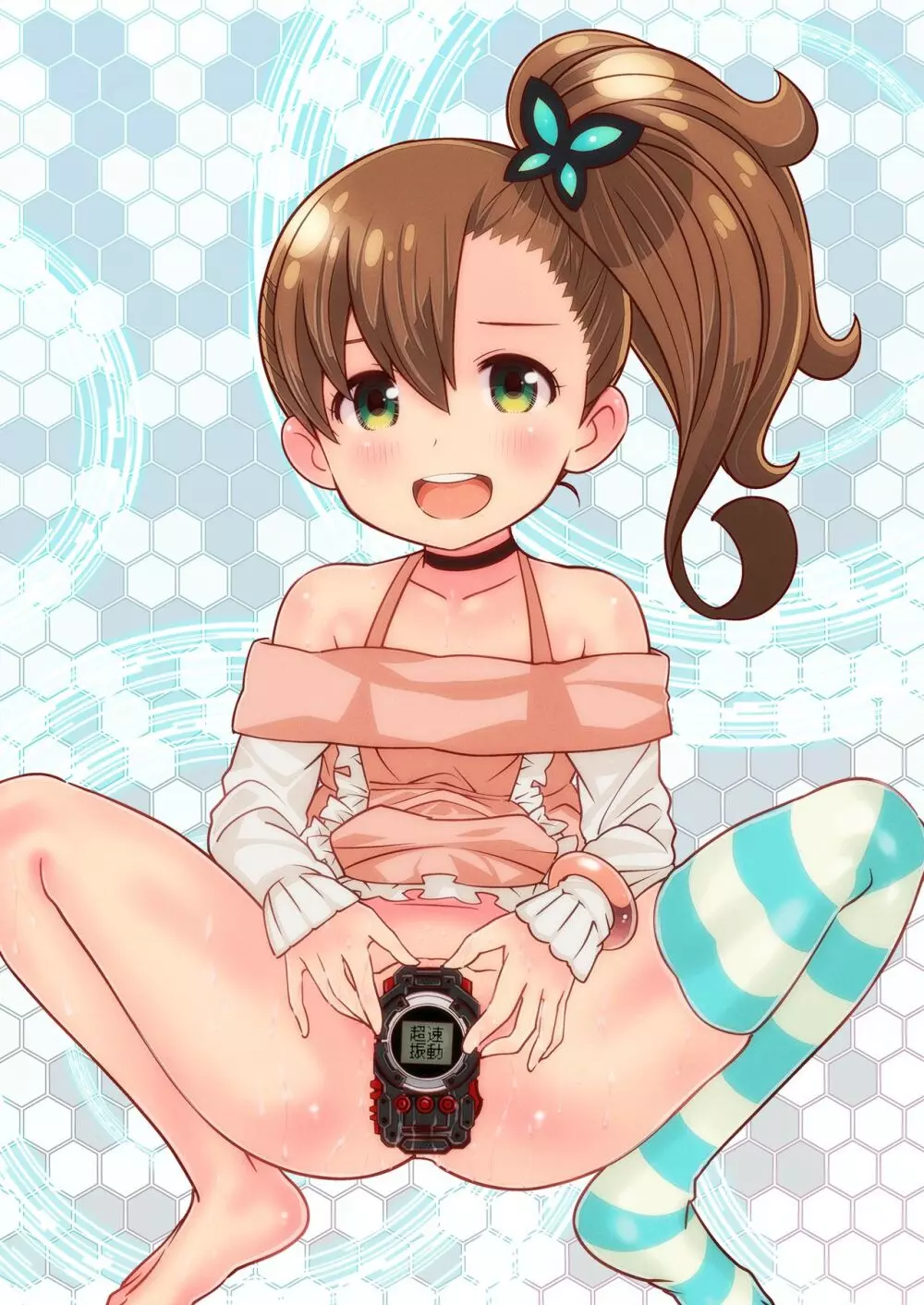 幼馴染は感度良好 しましまニーソとハイブリッドセックス - page19