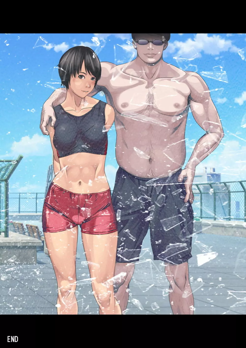 黒髪ショート女子陸上エースの鍛えられた無抵抗な身体に昏睡・ゴム破れ・生ハメ! - page259