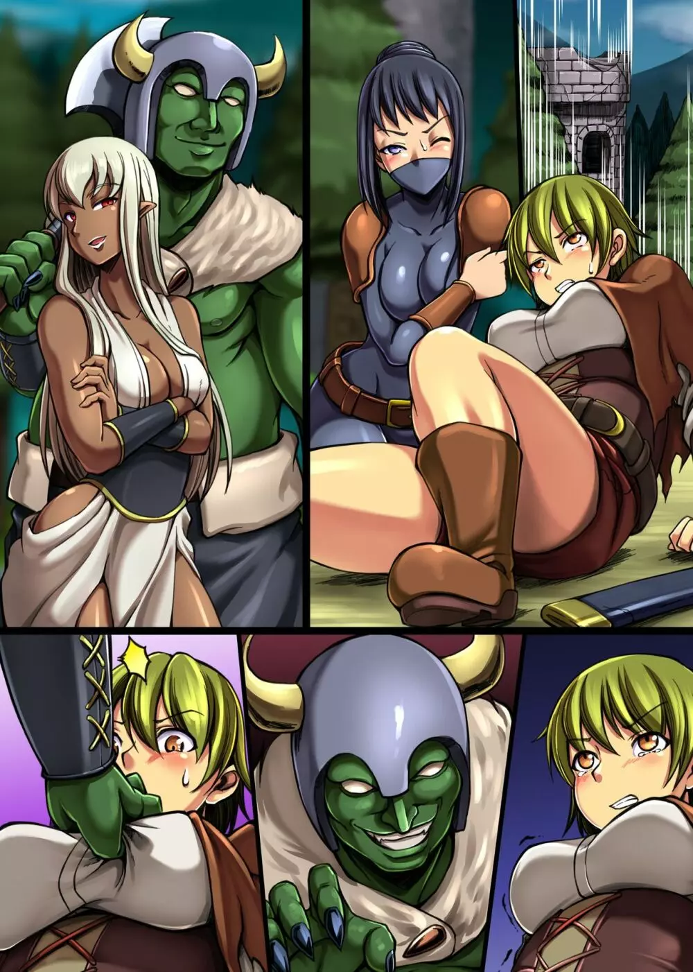 魔族なんかに屈しない!麗しき女戦士たちが堕ちていくまで - page30