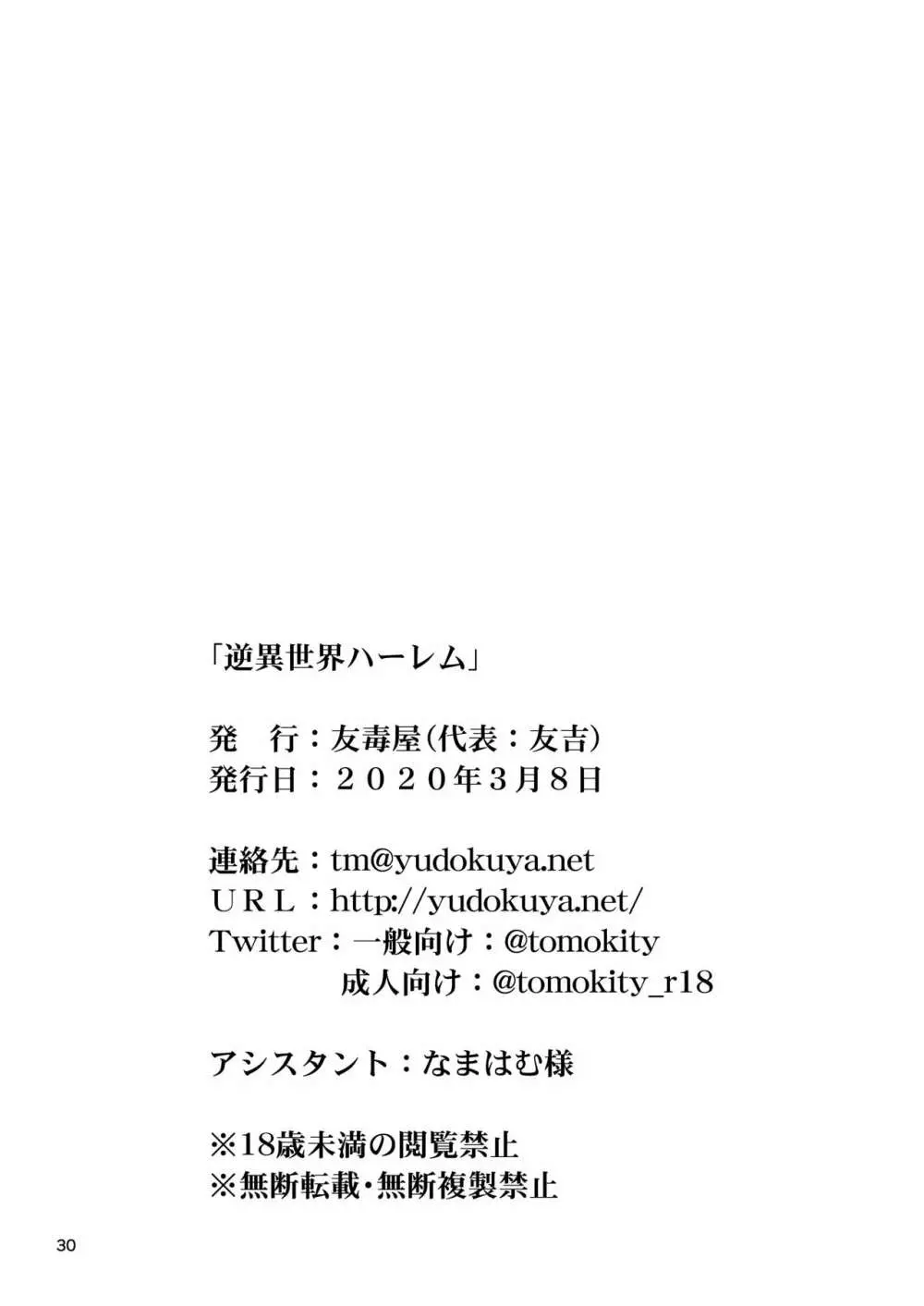 逆異世界ハーレム - page29