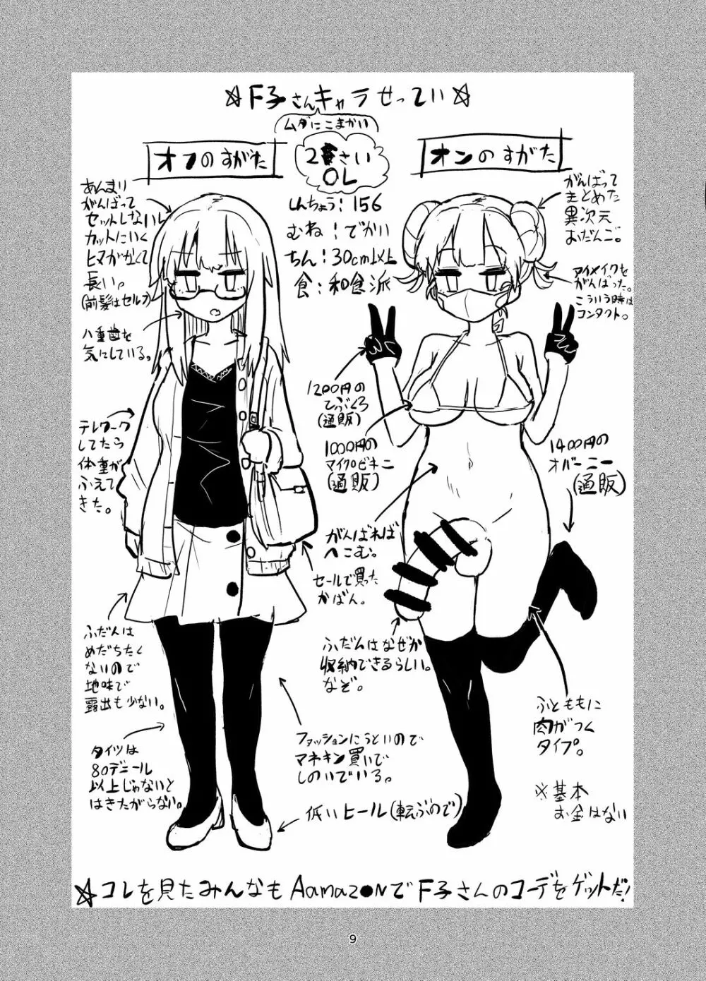 ふたなりオナニズム - page9