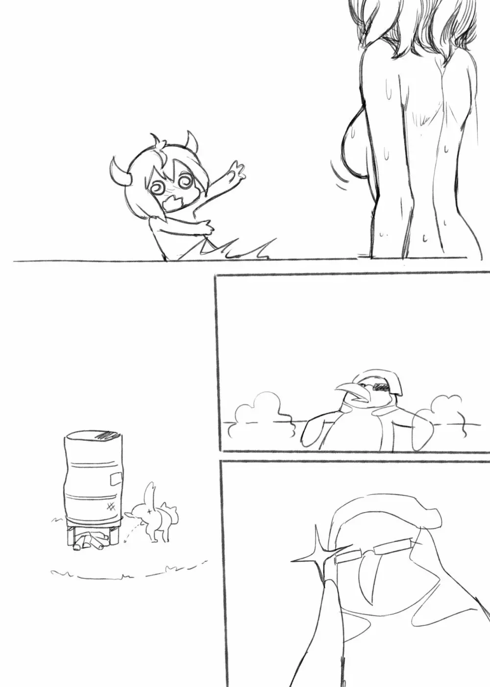 Doki Doki Penguin Bathroom Extras - page41