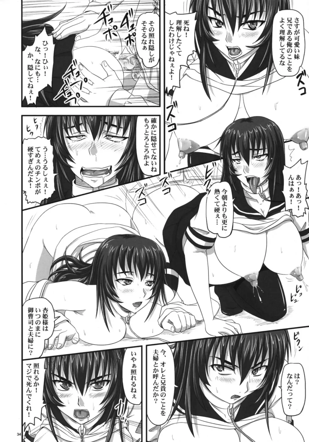 ドSな姫は汚される 辱ノ后 双姦遊戯 - page33