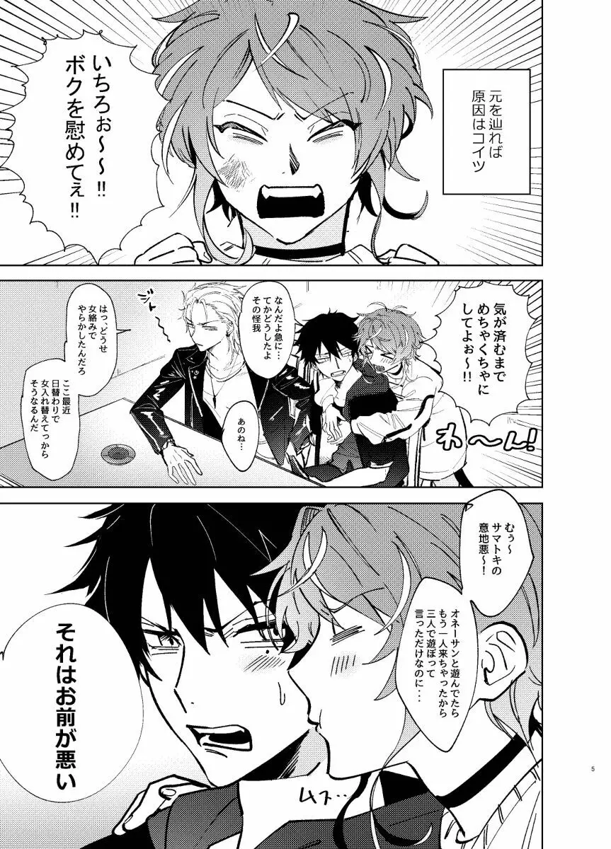 TDD一郎総受け、左馬一 - page4