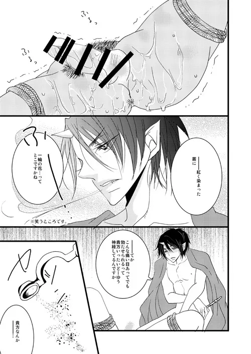 【web再録】豚がアンアン煩いので、少し縛ってみました【鬼白】 - page9