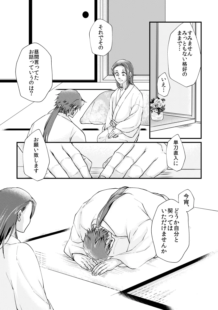 【web再録】甘やかに夜は更け【とんさに】 - page11