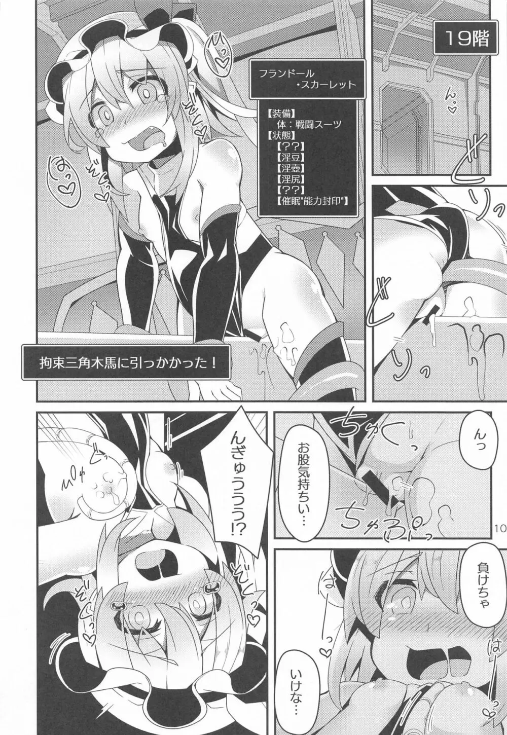 対魔忍フランちゃんのエロトラップダンジョン - page9