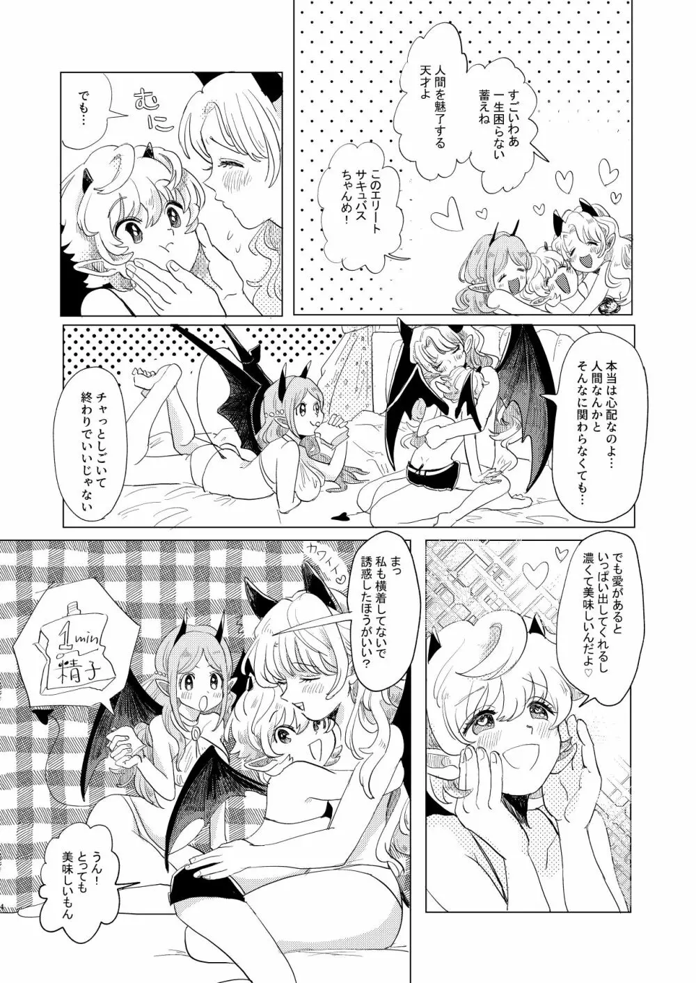 サキュバス♂と不器用なフタリ - page4