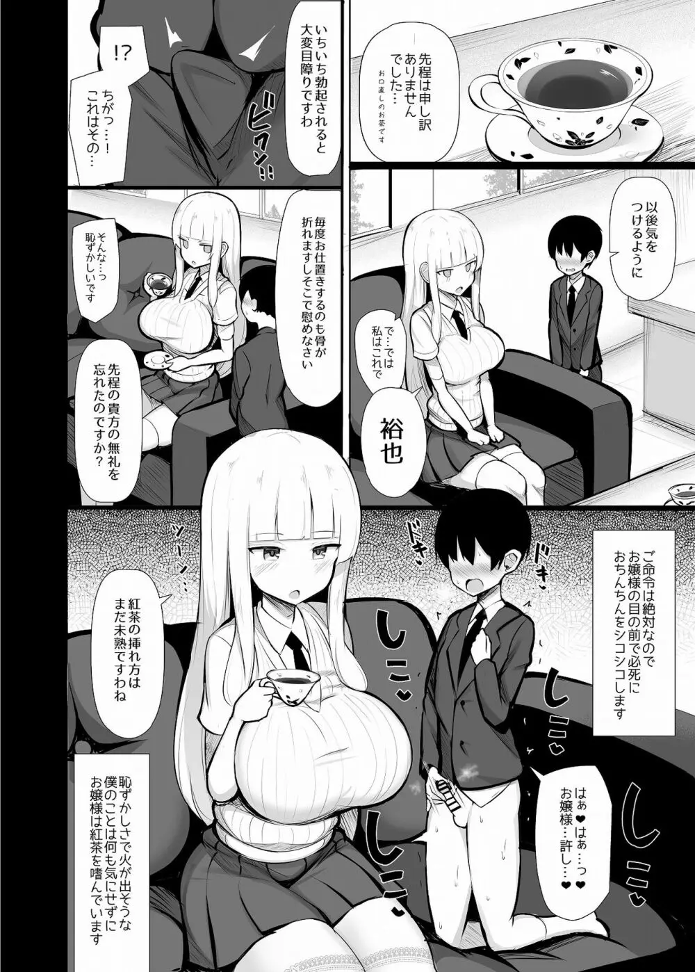 お嬢様に買われたボク - page13