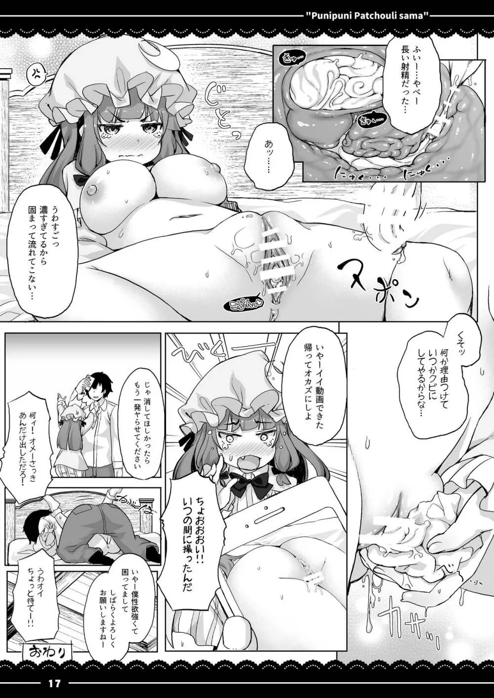 ぷにぷにパチュリー様 - page18