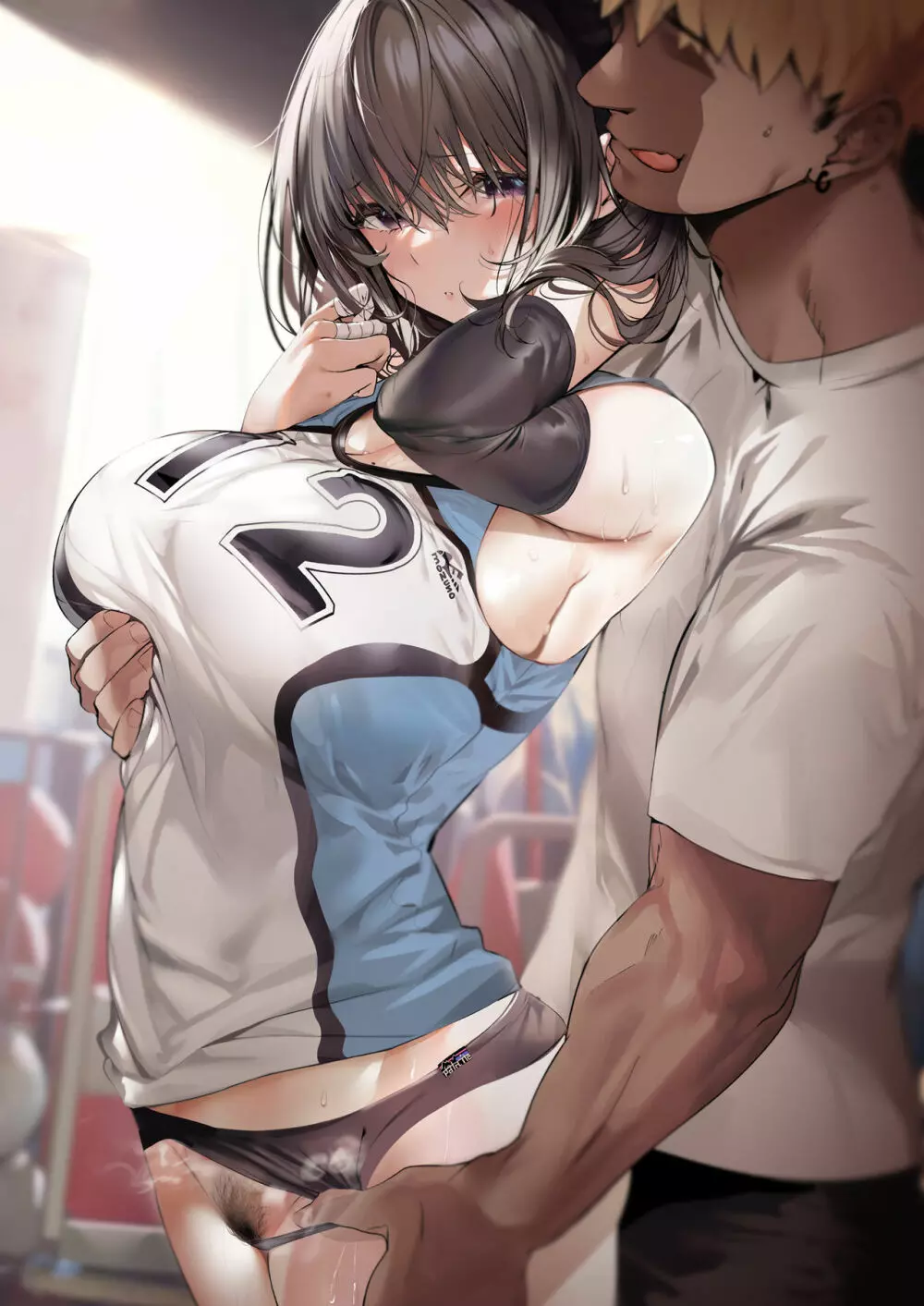 高身長バレー部の清楚系彼女が先輩のモノになってしまう一部始終 - page42