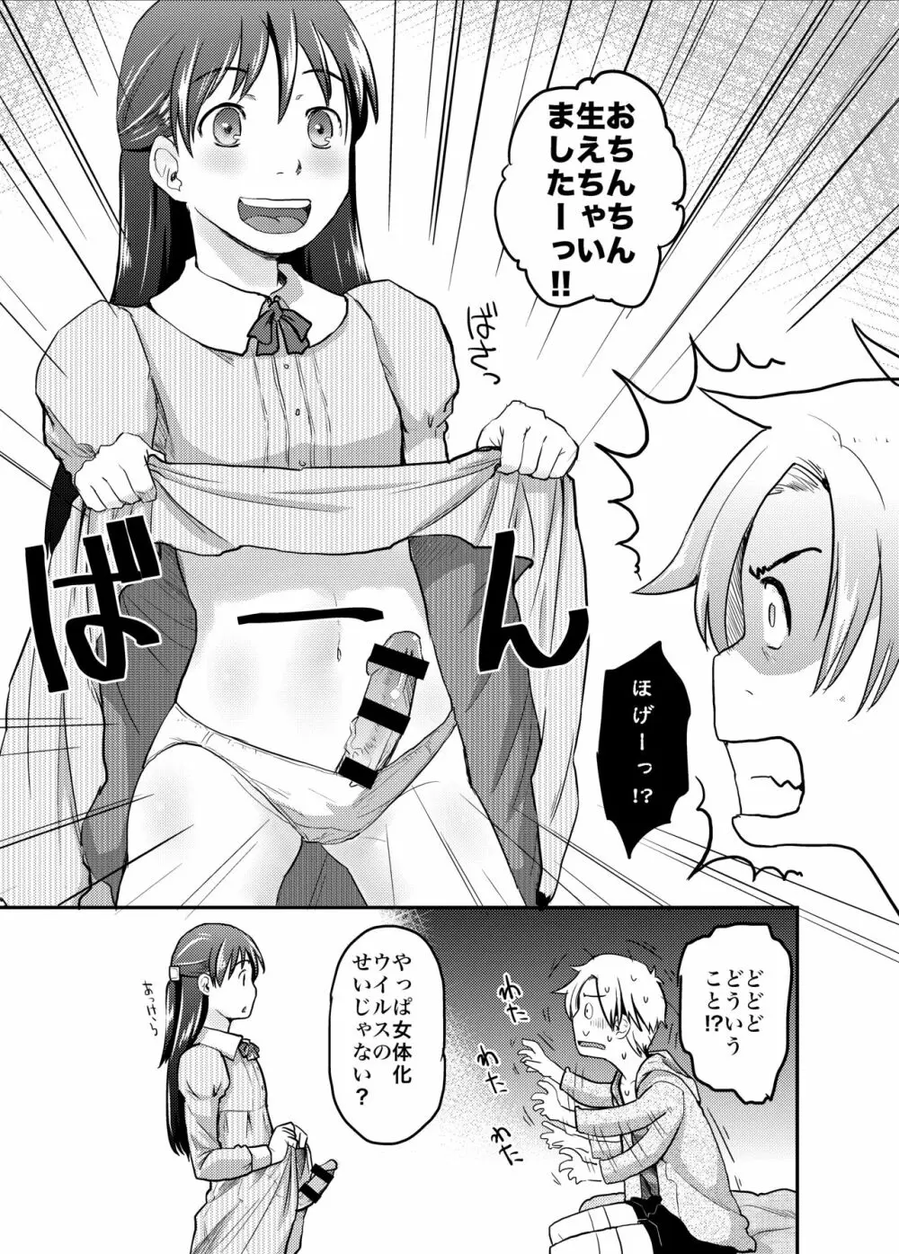 女体化した俺の処女がふたなり彼女に奪われる件について - page8