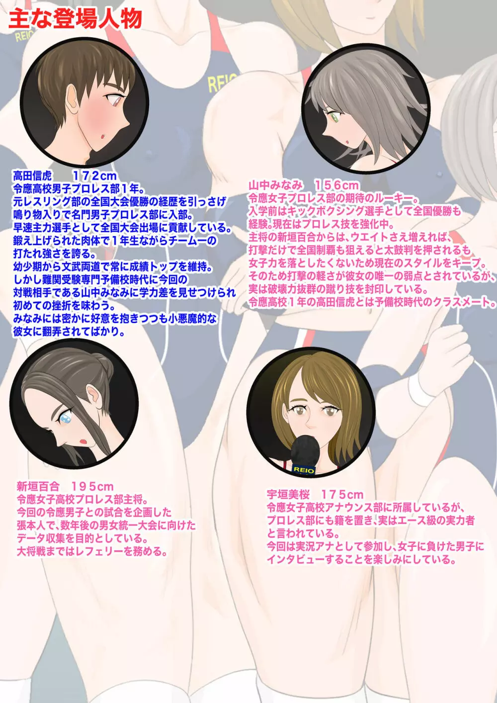 逆リョナ高校プロレス部1〜あざとかわいい女子vs純情男子〜 - page2